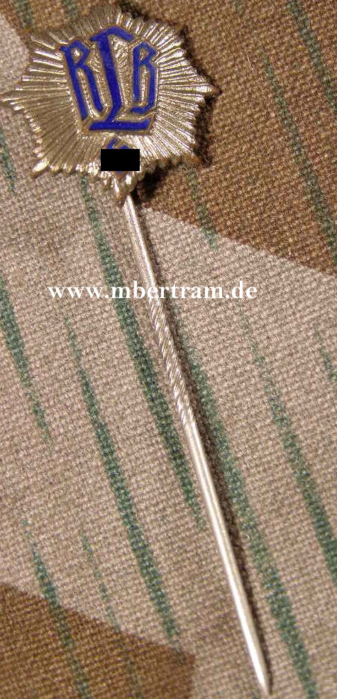 Reichsluftschutzbund Mitgliedsabzeichen, 1.Form, Buntmetall