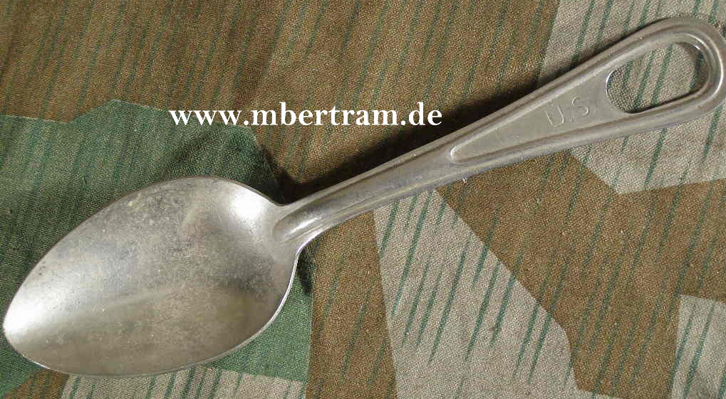 US Army Militär Suppenlöffel " Fa. Silco Stainless"
