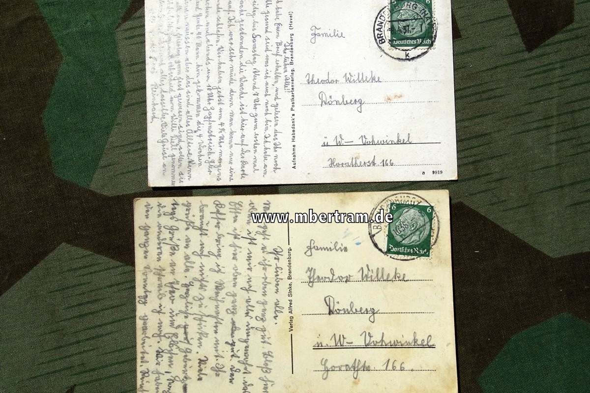 2 Ansichtskarten Kaserne des Inf. Rgt. 68 Brandenburg (Havel)