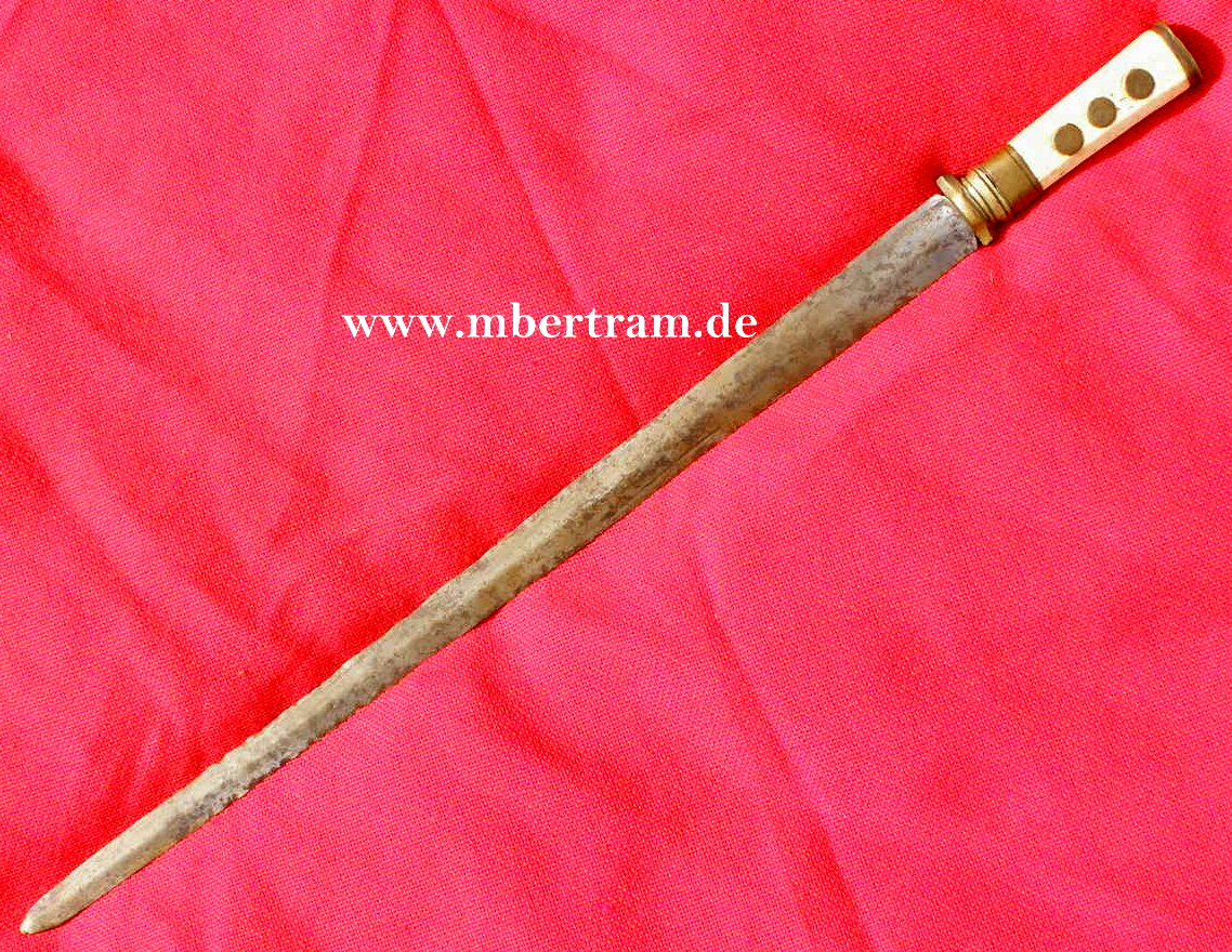 10348-2 Hirschfänger, wahrscheinlich deutsch um 1800.