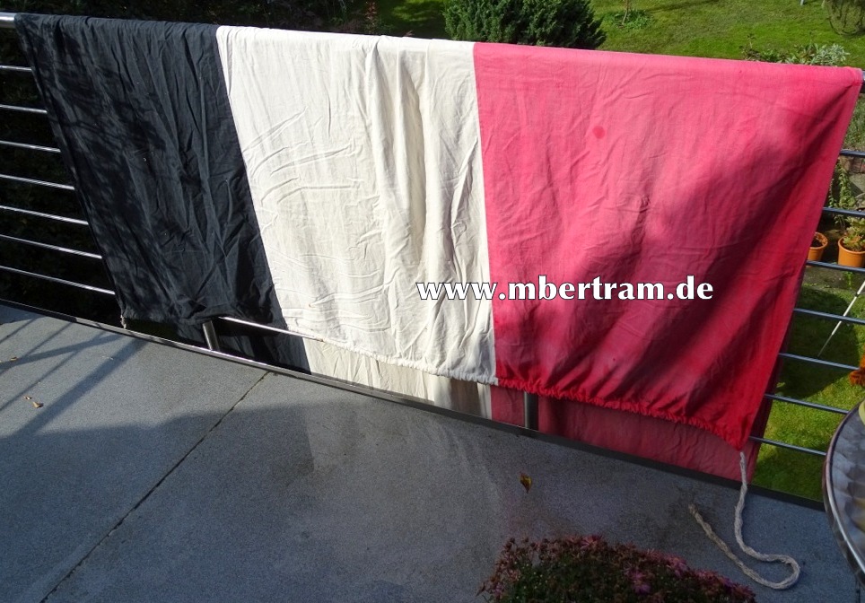 14359-21 Große Nationalfahne Deutsches Reich 1914 ca.3,65 x 2,23m