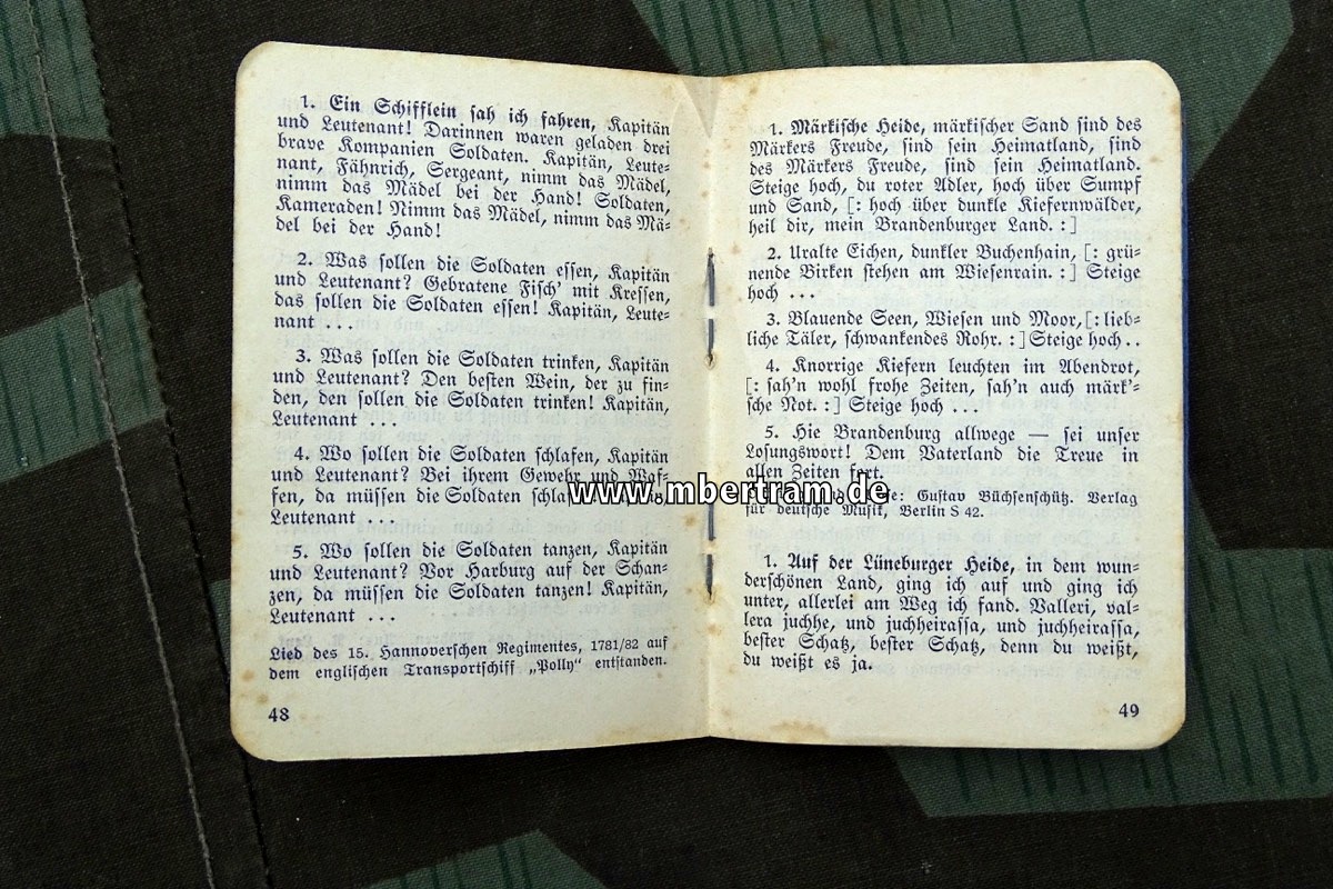 Unser Kriegs-Liederbuch, Herausgegeben v.d. Reichsjugendführung der HJ