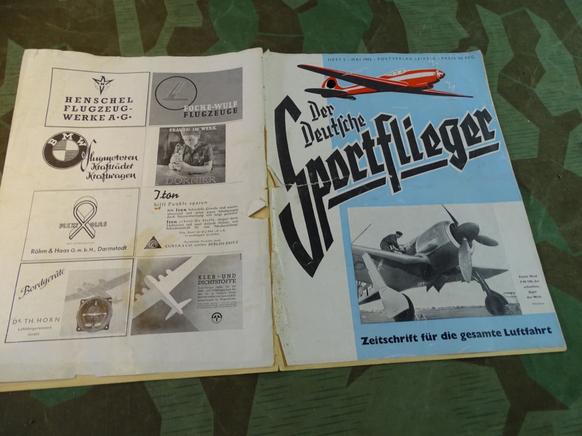 1 Ausgabe Der Deutsche Sportflieger Mai 1943 