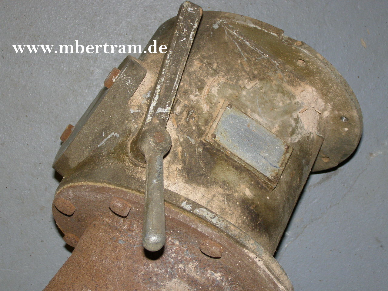 10511-5 Bunker Lüftungsanlage, 1942. 2 riesige Filter, Pumpe...