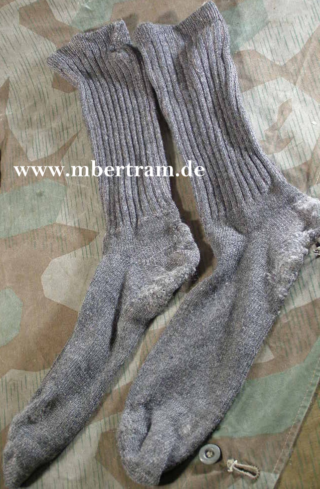 WH Militär Wollsocken 40er Jahre aus Landsernachlass