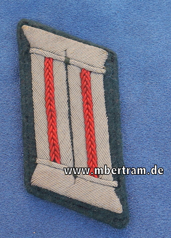 Einzel Kragenspiegel der Wehrmacht Heer Artillerie für Offiziere