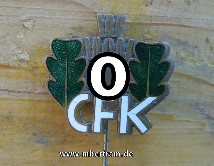 Unbekanntes Mitgliedsabzeichen CFK, HK, 3 Kronen , Eichenlaub, Selten