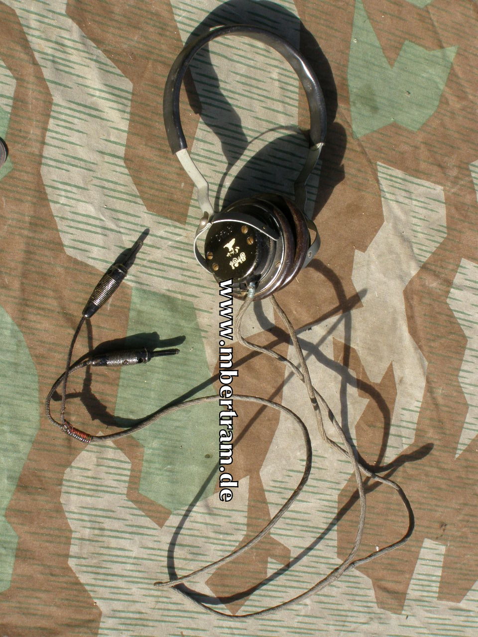 Wehrmachts Funkkopfhörer. "Dfh.b. 1940"