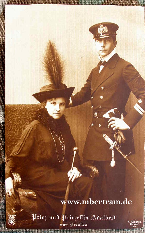 Prinz und Prinzessin Adalbert von Preussen, Marineuniform