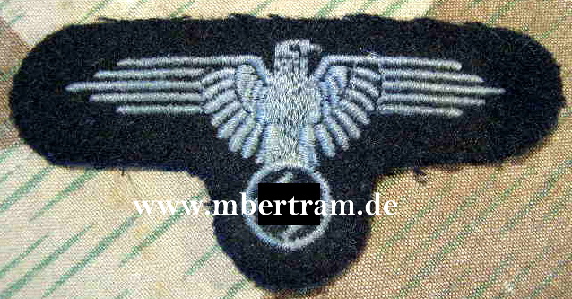 Replik: Ärmeladler Waffen- SS, matt gestickt, Mannschaft