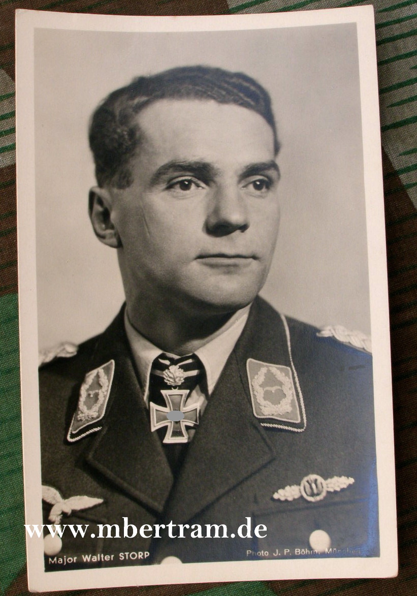 Luftwaffe: "Major Walter Storp", Eichenlaub Träger