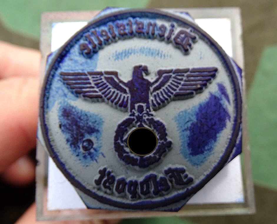Replik Stempel Wehrmacht " Dienststelle Feldpost "