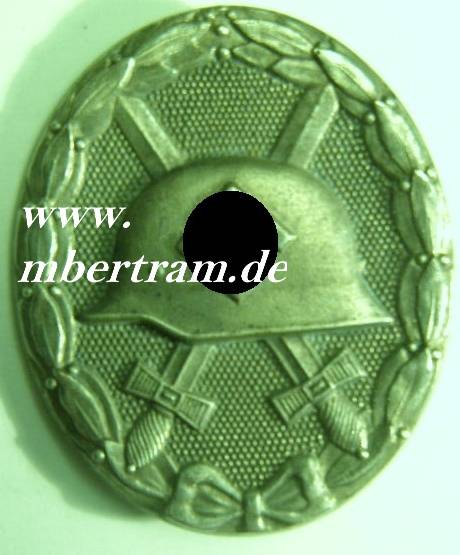 Verwundeten Abzeichen in Silber. Feinzink. Gute Versilberung