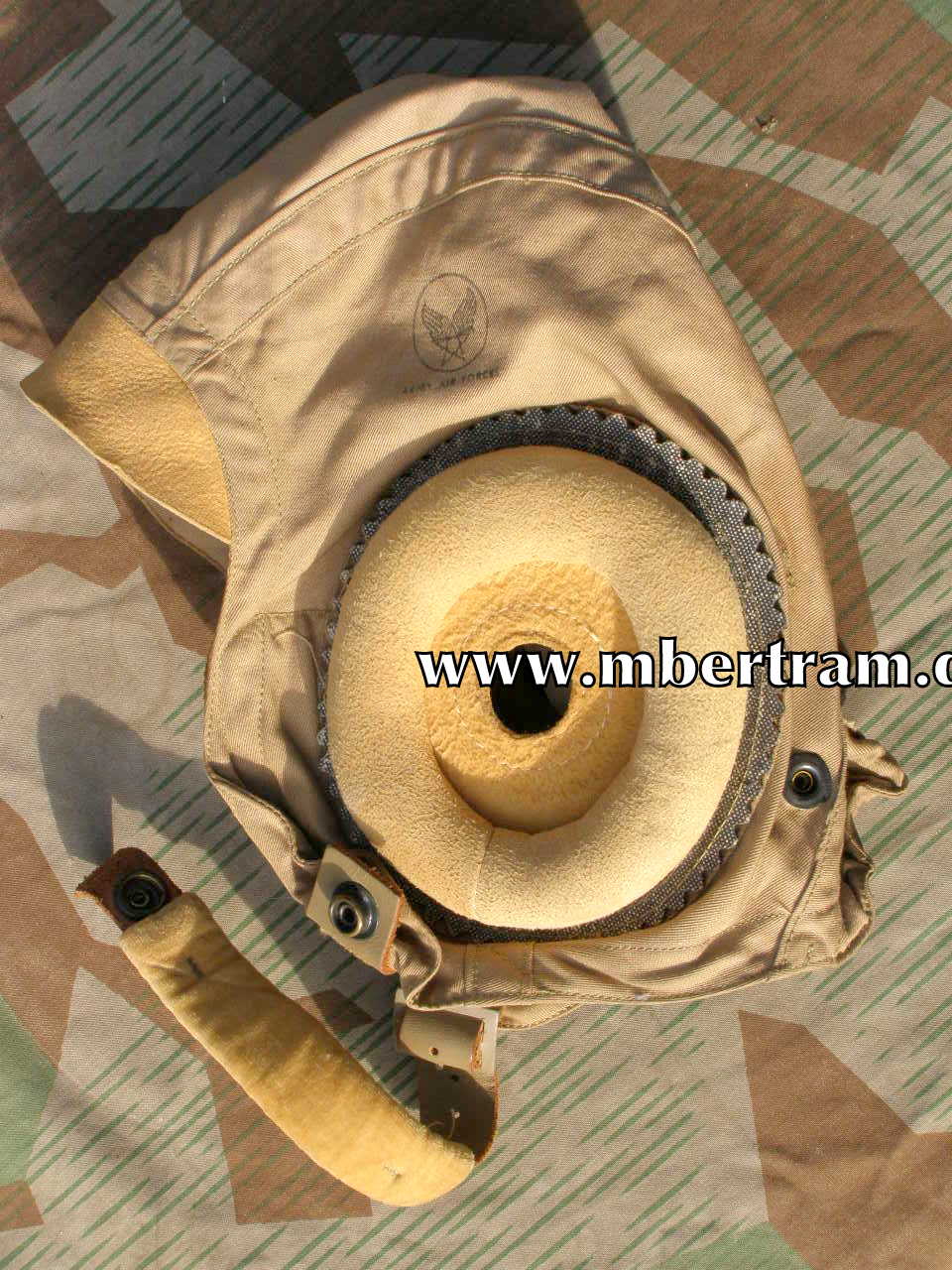 US Air Force Fliegerkopfhaube 2. Weltkrieg, Model AN-H-15