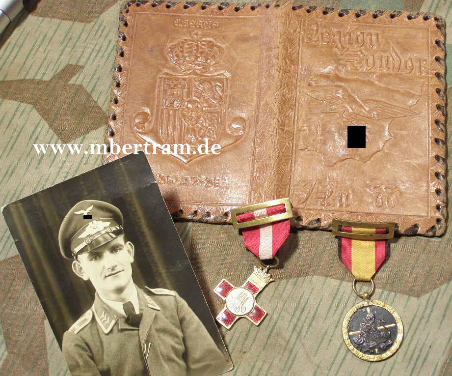 Legion Condor, Spanien: Brieftasche, Foto, 2 Orden
