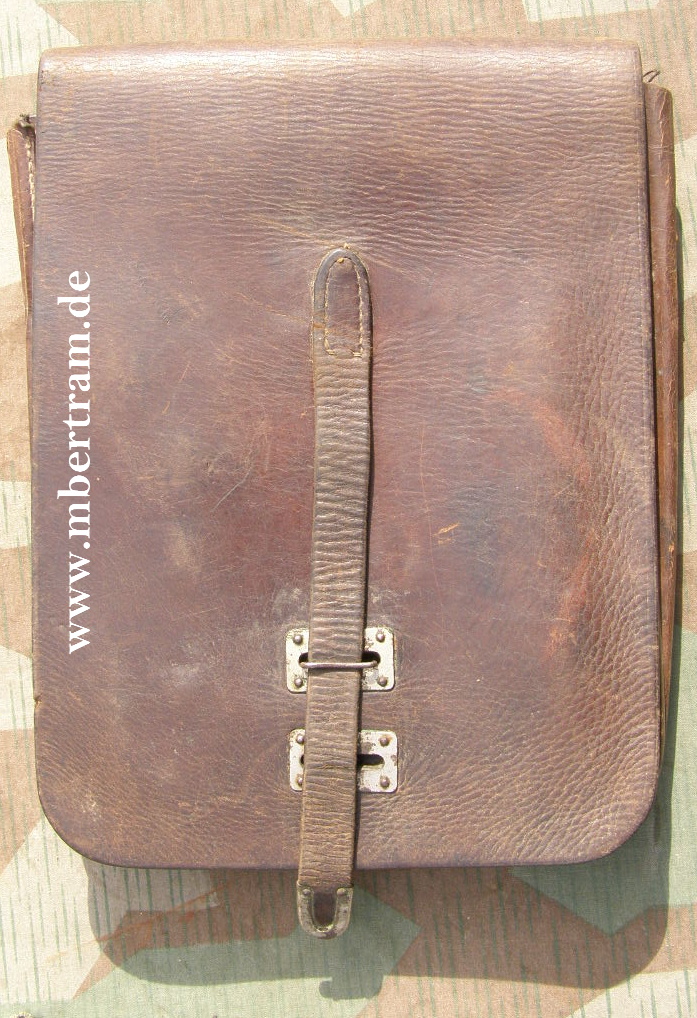 Kartentasche 1. Weltkrieg, mit Stiften, Karten, 1917