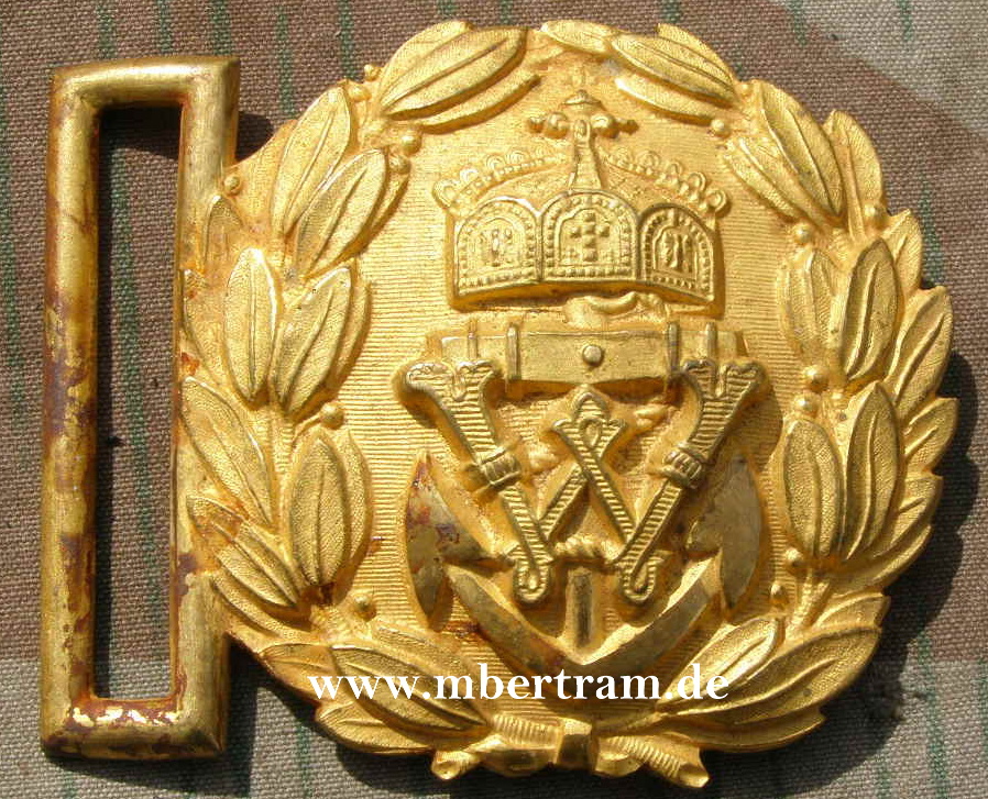 Kaiserliche Marine Feldbindenschloß, Feldbinde ab 1902