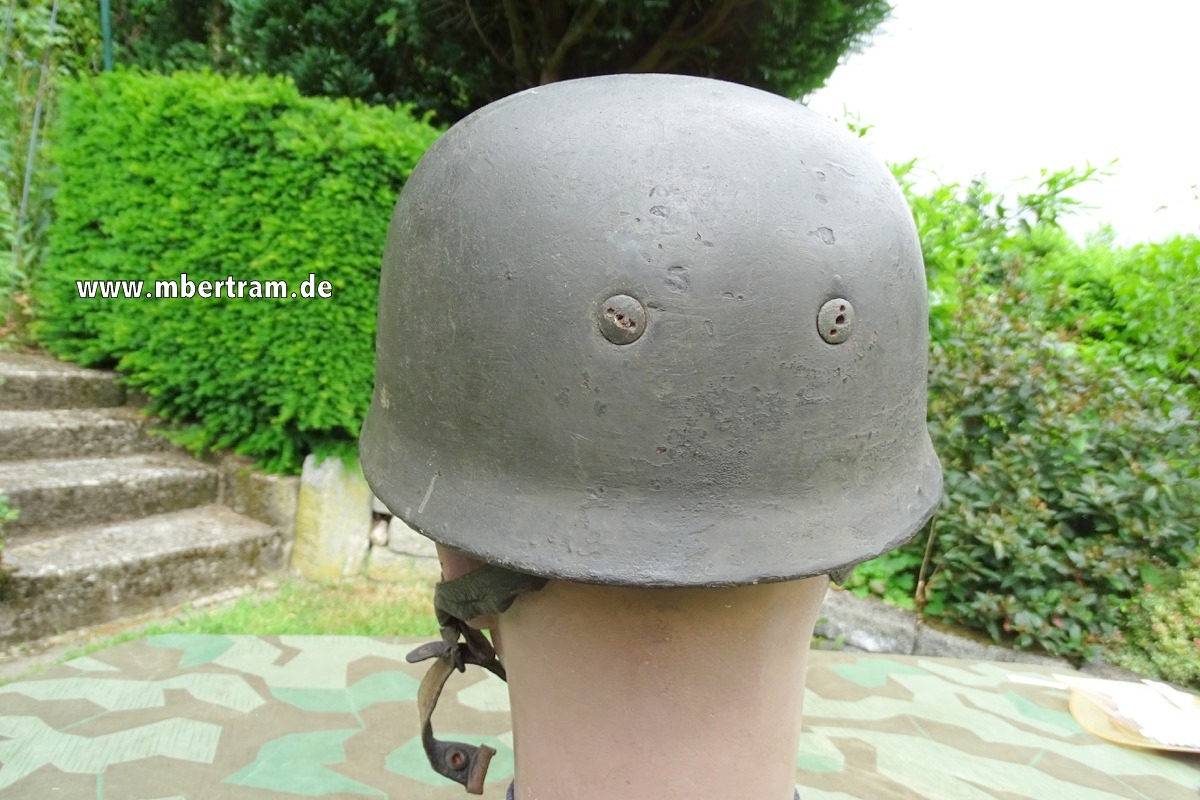 Luftwaffen Fallschirmjäger Helm  M 38, deutsch, 2. WK, Adlerwappen