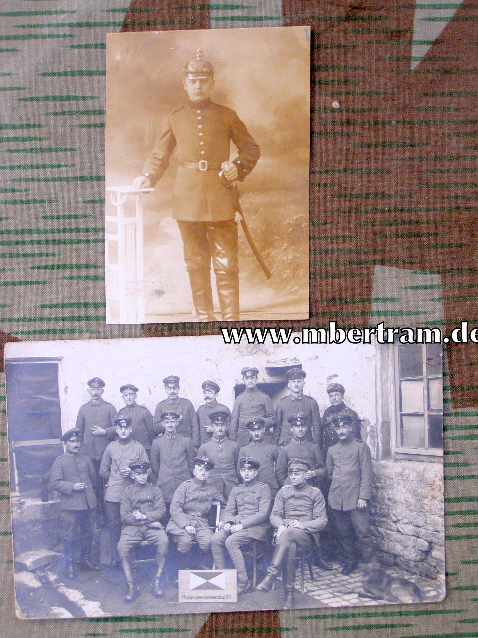 Gruppenfoto" Flakgruppen Kdr. 37" 1. Weltkrieg