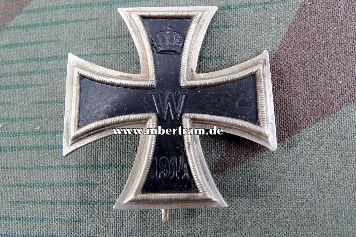 EISERNES KREUZ ERSTER KLASSE 1914, HERSTELLER " KO" ,EISENKERN