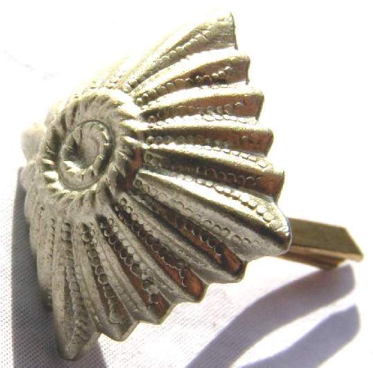 Silberne Rangsterne für Schulterklappen 13mm mit Splinten
