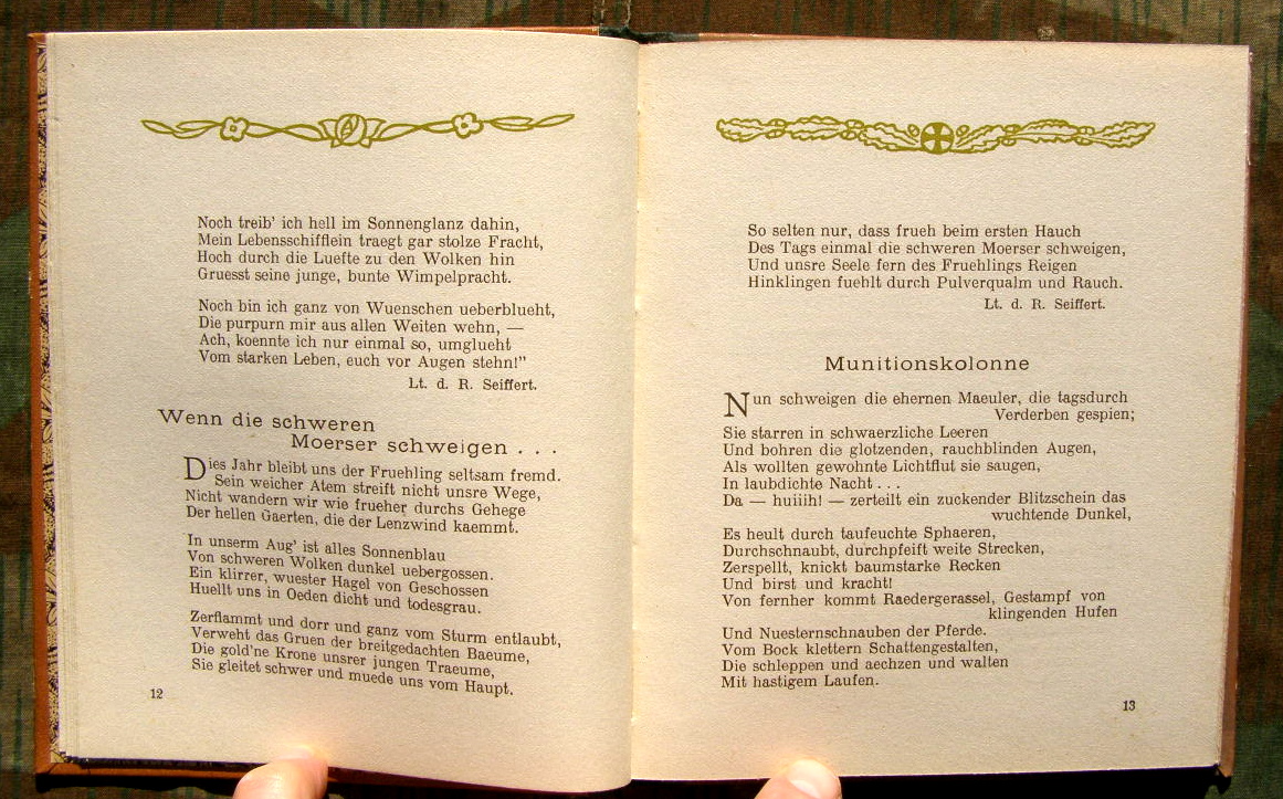 Feldsoldatensang Flandern, aus der Liller Kriegszeitung 1916