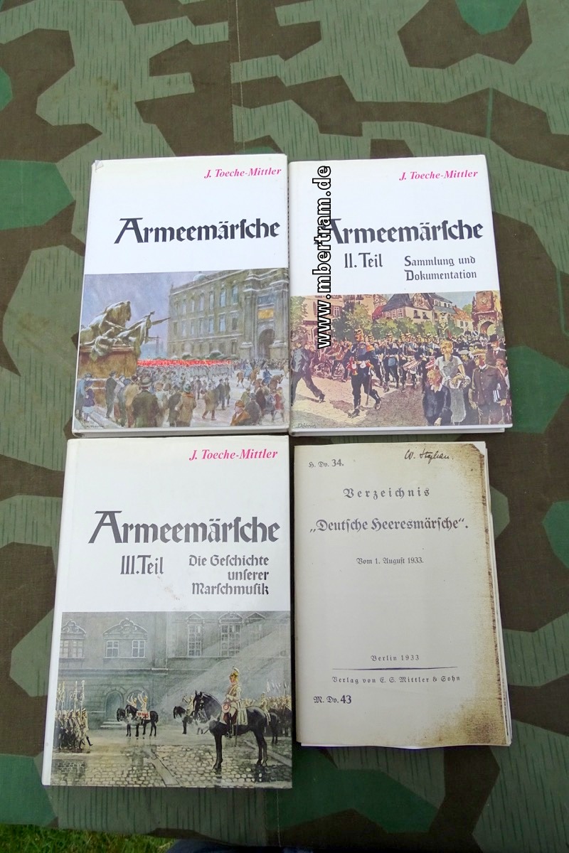 Joachim Toeche-Mittler: Armeemärsche. 1.-3 Teil.