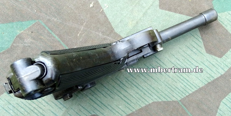 Modellwaffe/ Dekowaffe : Luger P 08, Metall Nachbau