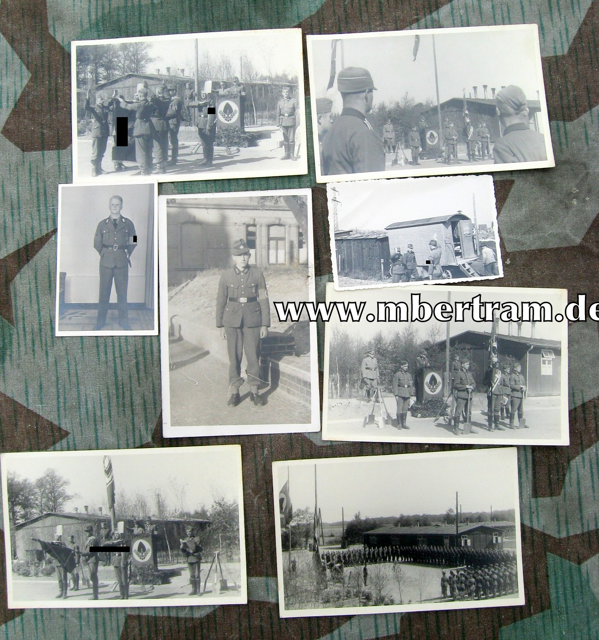 8 Postkarten Portraitfotos RAD Vereidigung usw.