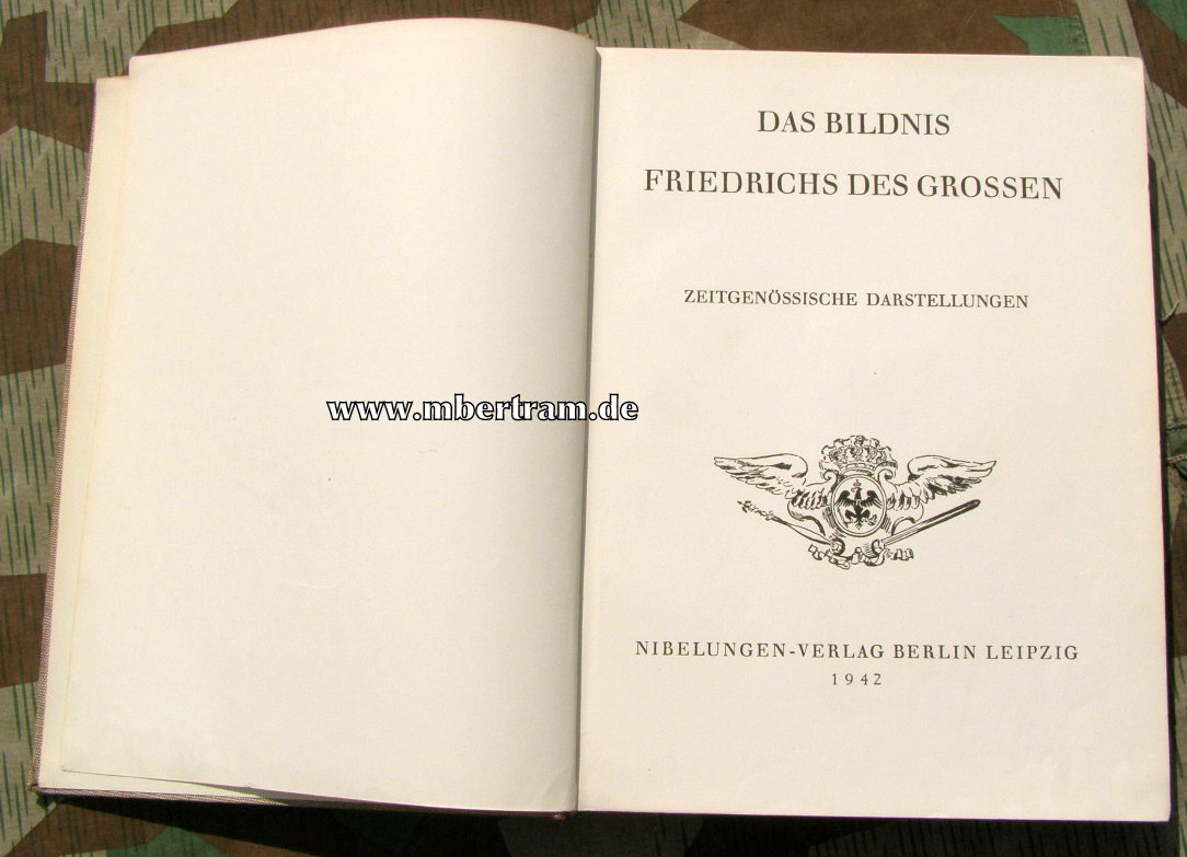 Titel: Das Bildnis Friedrichs des Großen, ca-2,1 Kg ,1942