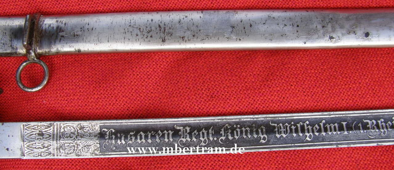 10282-5 KD 89: Husaren Regiment König Wilhelm I, 1. Rhein. No 7
