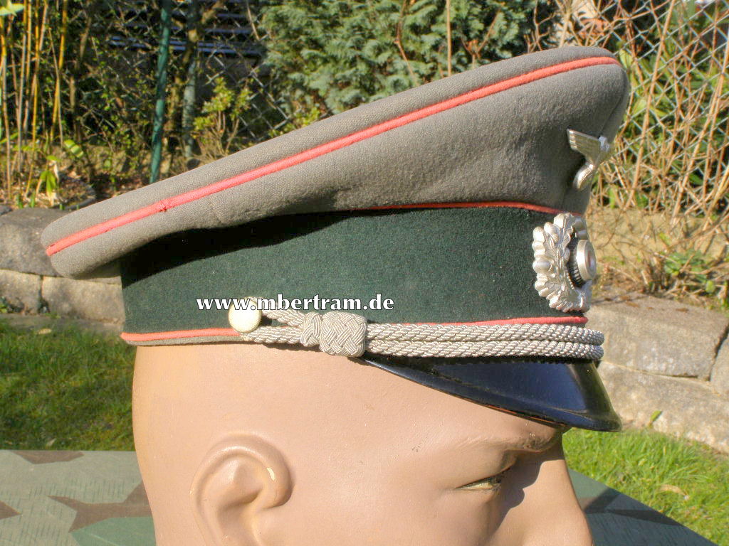 13587-5 Wehrmacht Schirmmütze Offizier Panzertruppe um 1941