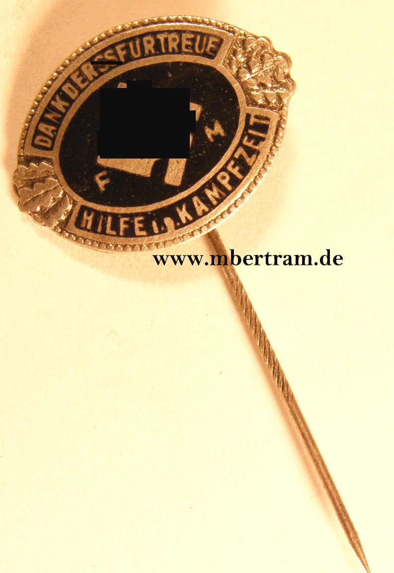 Fördernde Mitglieder der SS ( FMSS ) Mitgliedsabzeichen RZM M1/133