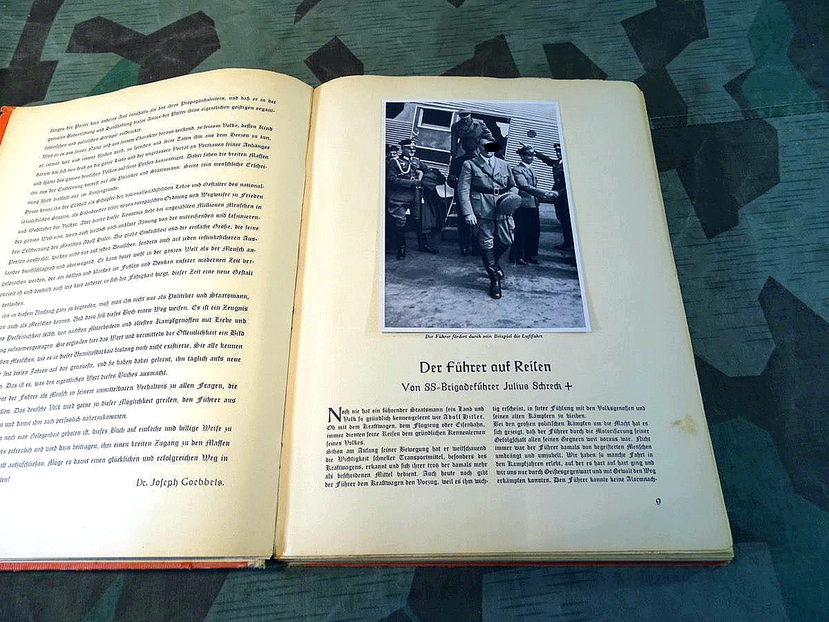 SAMMELBILDER ALBUM ADOLF HITLER,1936, mittlerer Zustand SAMMELBILDER ALBUM ADOLF HITLER,1936, mittlerer Zustand