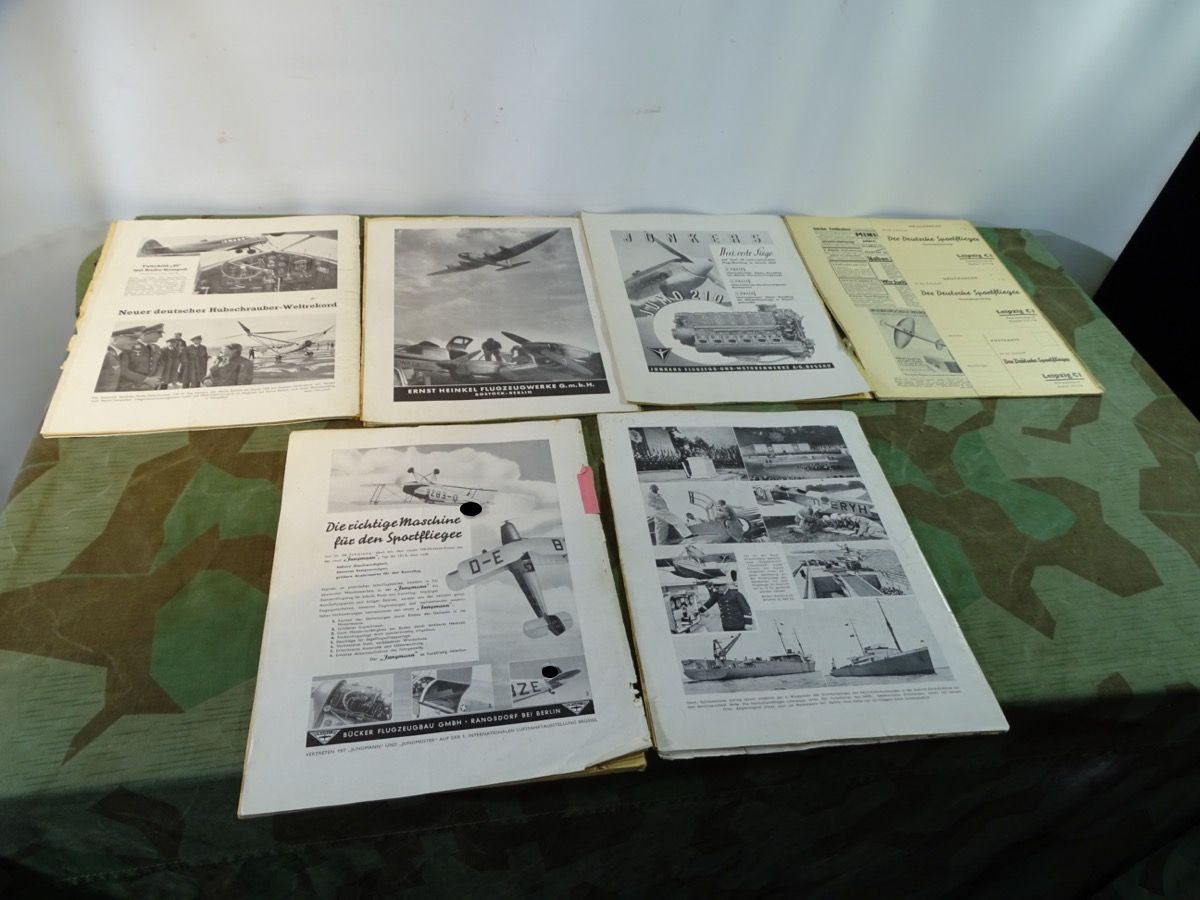 6 Ausgaben Der Deutsche Sportflieger 1937 6 Ausgaben Der Deutsche Sportflieger 1937