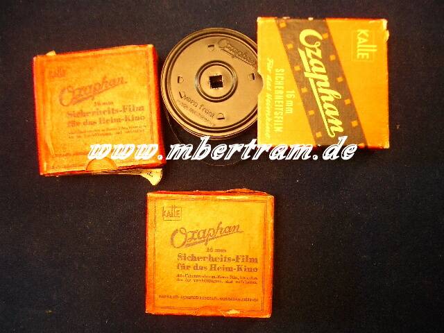 3 Stück 16mm Filme um 1940, z.B.:Schmalfilm Monatsschau