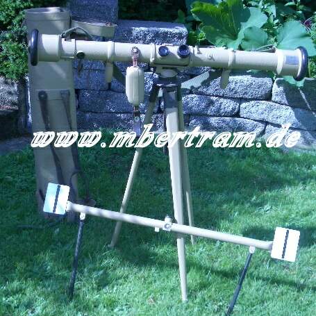 Wehrmacht 80cm Entfernungsmesser, Behälter, Stativ, 1944