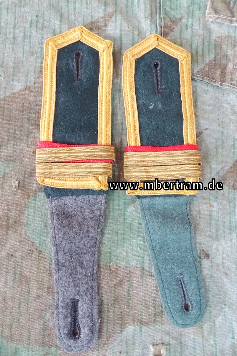 Paar Schulterklappen Kriegsmarine Obermaat für die feldgraue Uniform