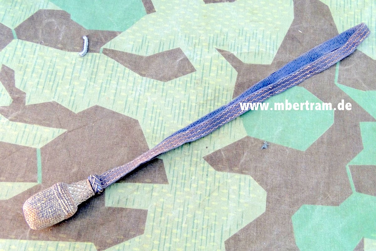 Luftwaffe/ Heer Offiziers Portepee für Säbel und Extra Seitengewehr , blaugrau, Stoff