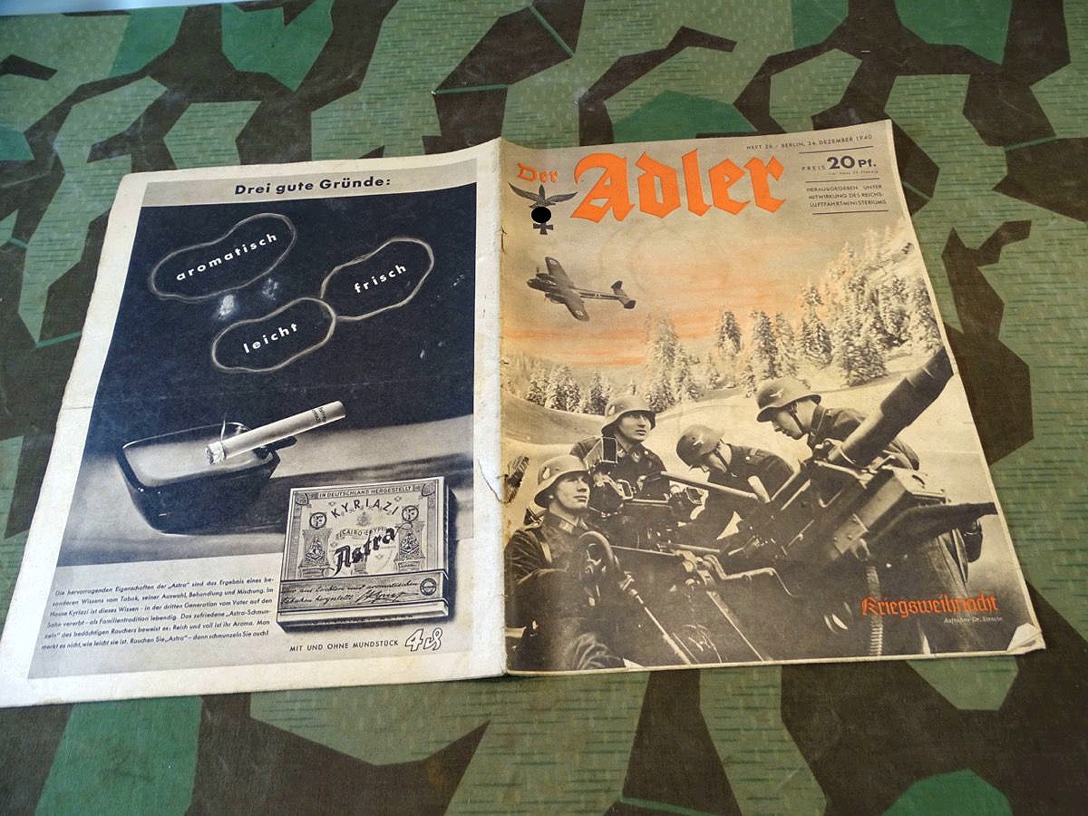 Luftwaffen Zeitschrift " Der Adler", Heft 26, 24.12.1940, Westfeldzug