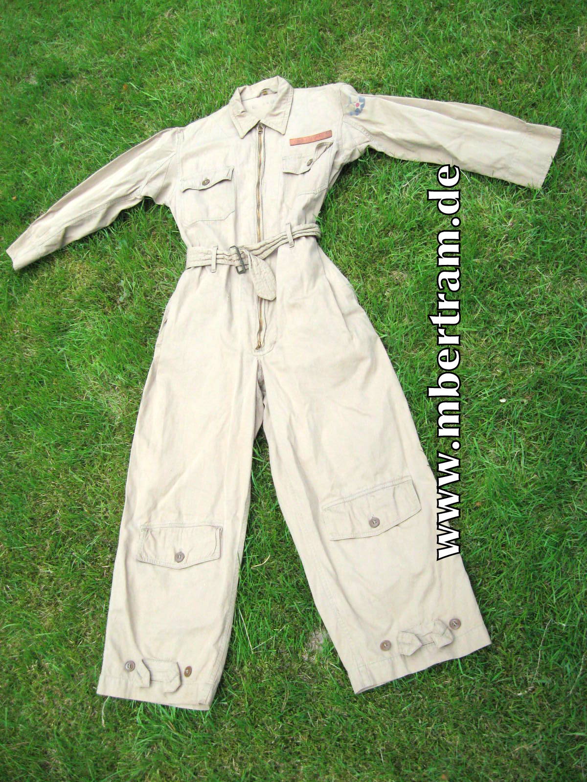 US Fliegerkombi. Summer Flying Suit AN-S-31A, tan, 1944