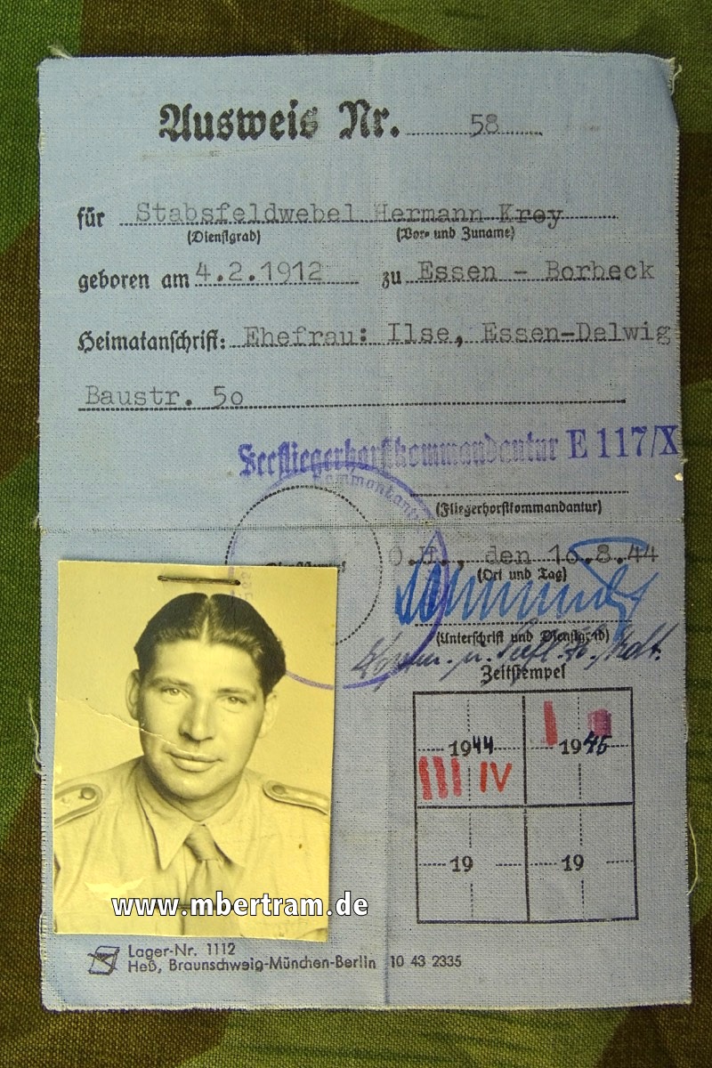 12371-123 Umfangreicher Nachlass Ju 52 Bordschütze, DK Gold, LW Pokal, Legion Condor, Alben....