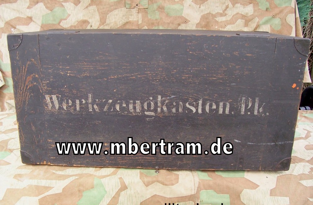 Wehrmacht Werkzeugkasten zur Panzerkanone