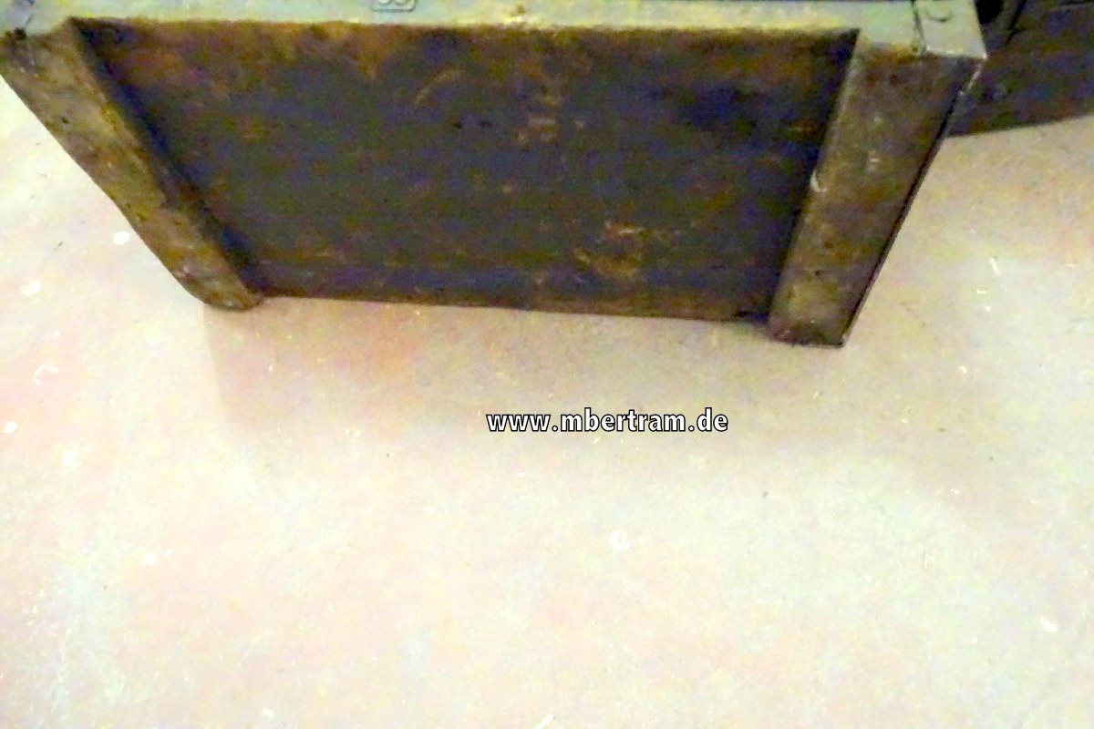 13015-8 Deko MG Schwarzlose 07/12, 1. Weltkrieg mit Lader und 2 Gurtkästen, Selten !