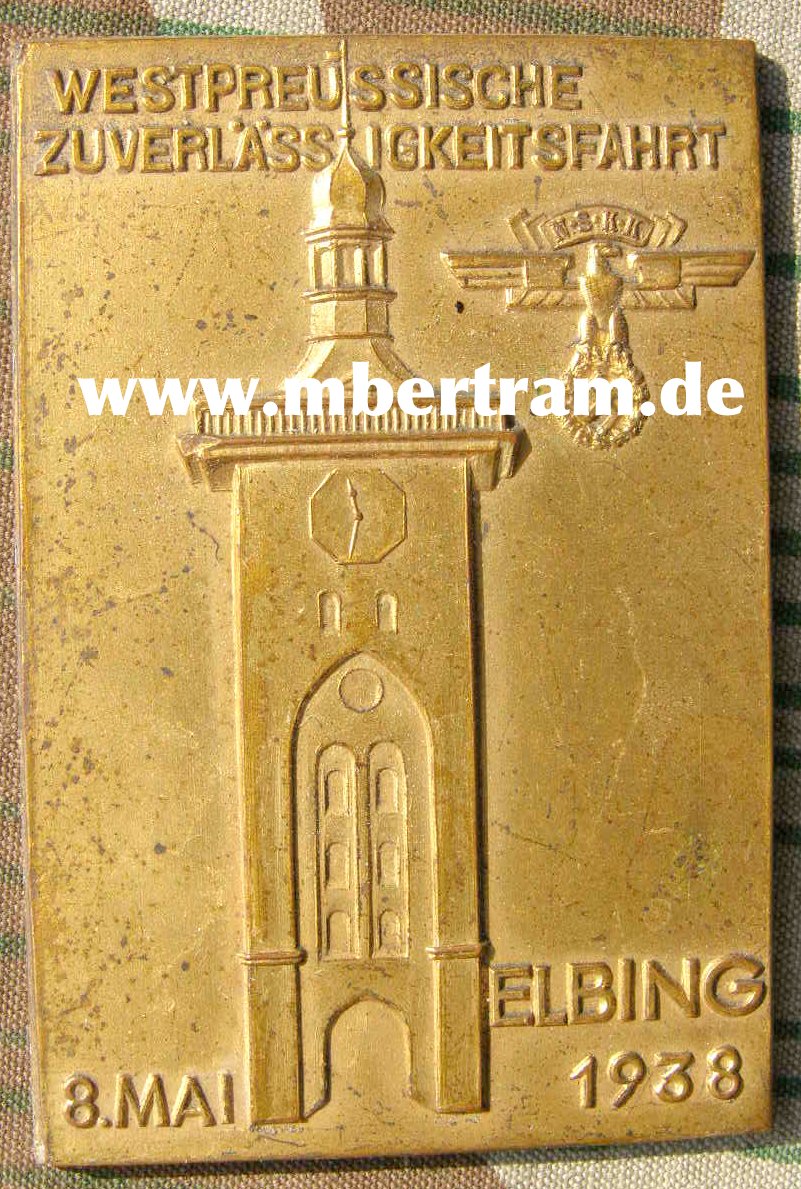 NSKK Zuverlässigkeitsfahrt Elbing 8.Mai 1938