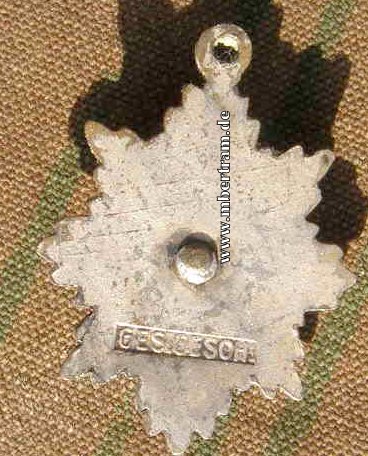 19mm Miniatur: Deutsches Feld-Ehren-Zeichen, ges. gesch.