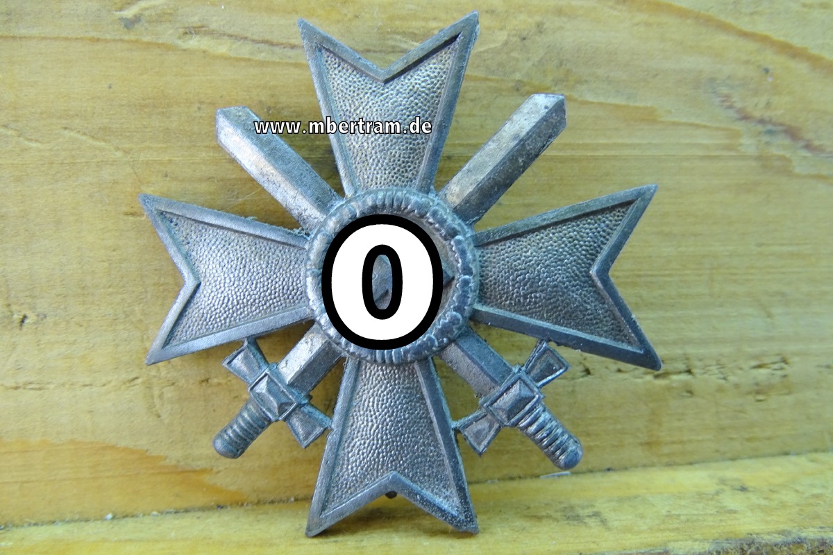 Kriegsverdienstkreuz 1939 1.Klasse mit Schwertern, L 15 Otto Schickle Pforzheim