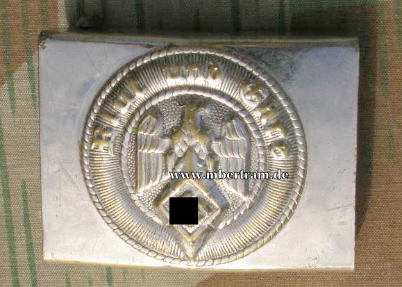 Hitlerjugend Koppelschloss Eisenblech, RZM Marke