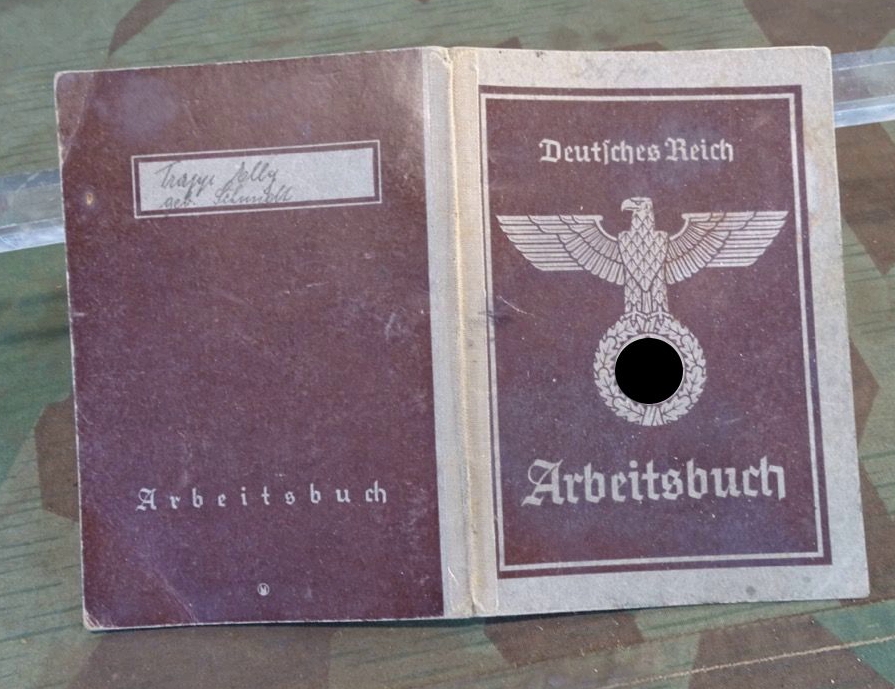 Arbeitsbuch Maschinenfabrik, Eisengießerei Alexanderwerk (Küchenmaschinen) Remscheid Kremenholl 1942