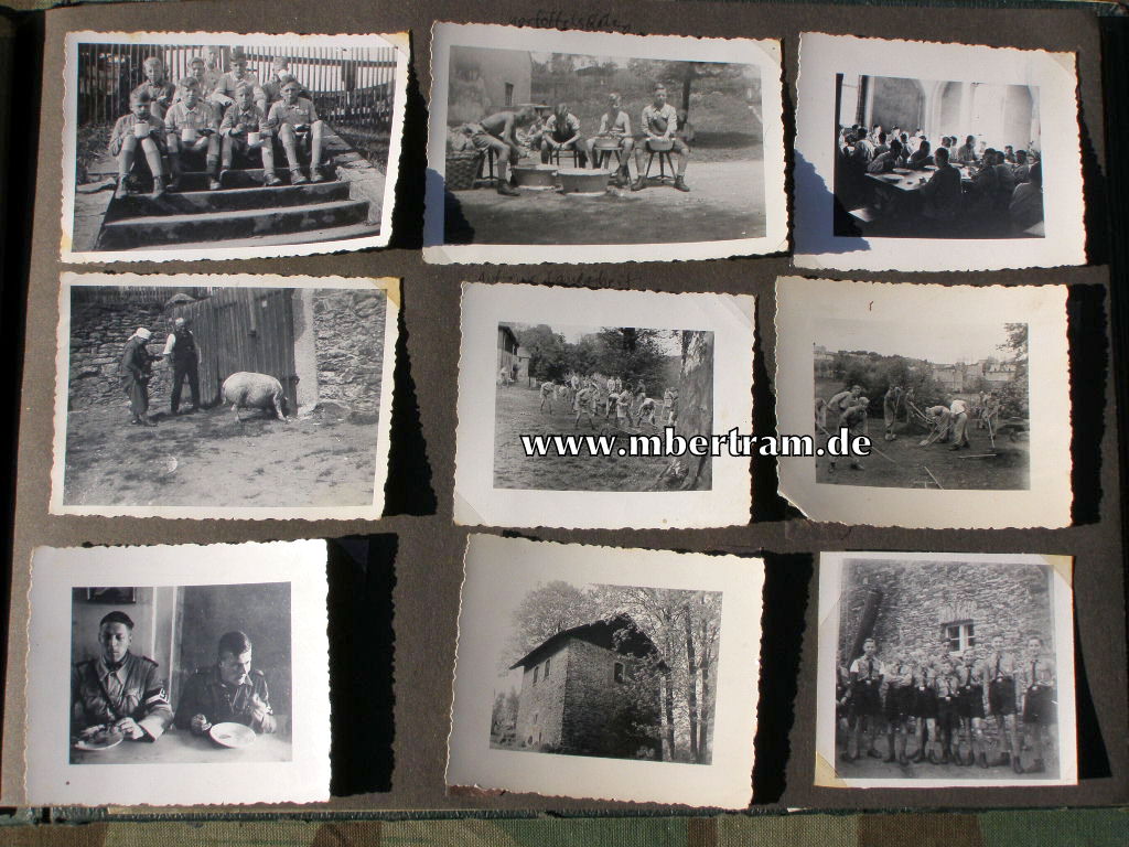 13620-96 Dienstzeit Fotoalbum U 552, Kommandant Erich Topp SELTEN !